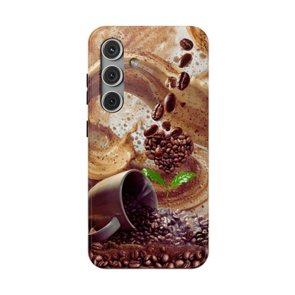 Impact-Resistant Phone Case – Love at First Sip – Compatible with iPhone 11–17 & Samsung Galaxy S22–S26 Series