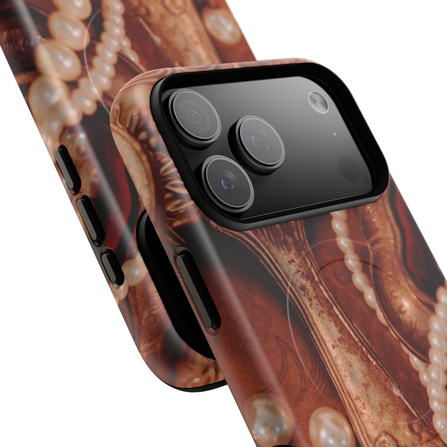 Protective Magnetic Phone Case – Bronze Vanity