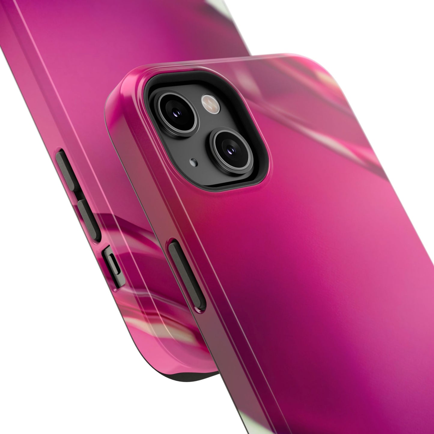 Impact-Resistant Phone Case – Magenta Motion