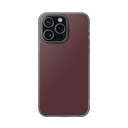 Clear Phone Case – Mulled Wine – Compatible with iPhone 13–17 & Samsung Galaxy S25–S26 Series