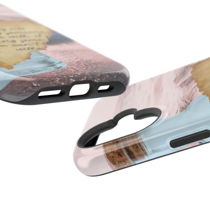 Impact-Resistant Phone Case – Written in the Tide – Compatible with iPhone 11–17 & Samsung Galaxy S22–S26 Series