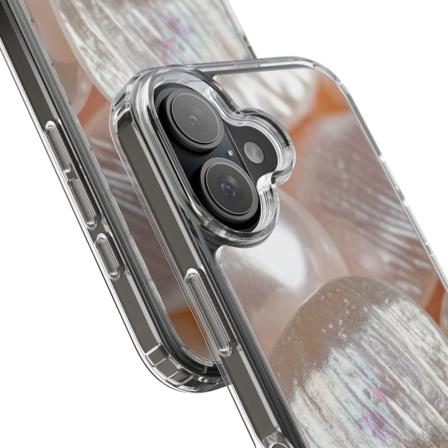Clear Phone Case – Blush Pearl