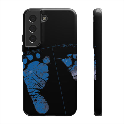 Protective Phone Case – Mom’s Little Blue Footprints