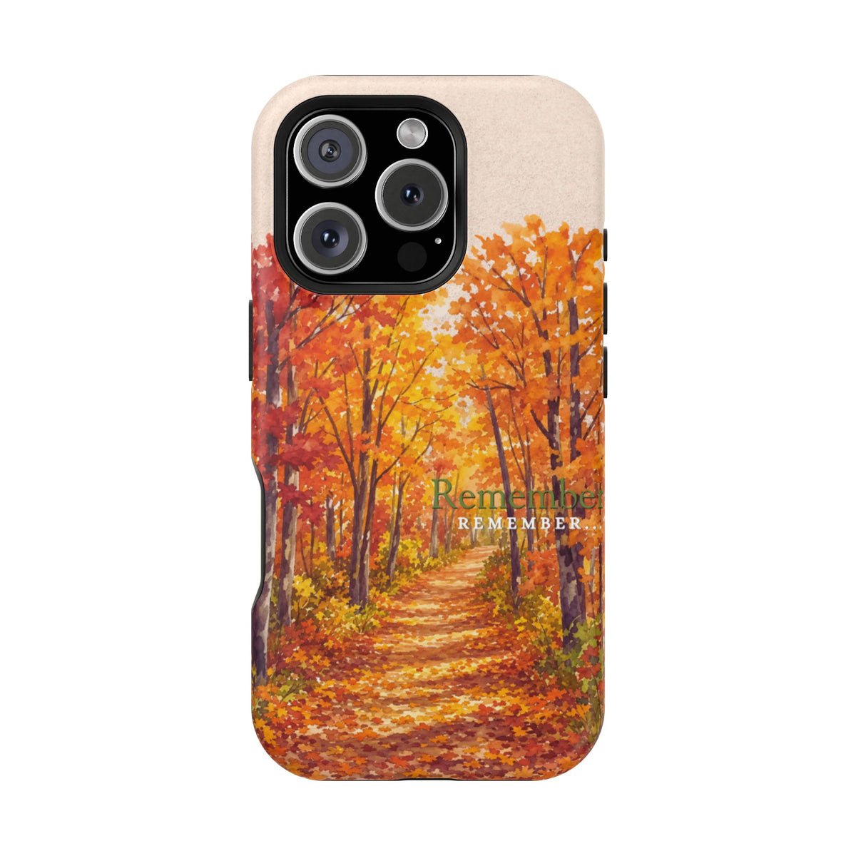 Impact-Resistant Phone Case – Autumn Remembered – Compatible with iPhone 11–17 & Samsung Galaxy S22–S26 Series