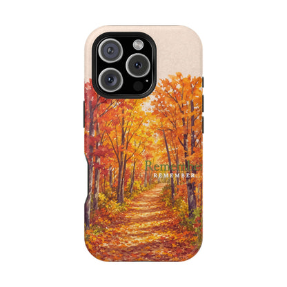 Impact-Resistant Phone Case – Autumn Remembered – Compatible with iPhone 11–17 & Samsung Galaxy S22–S26 Series