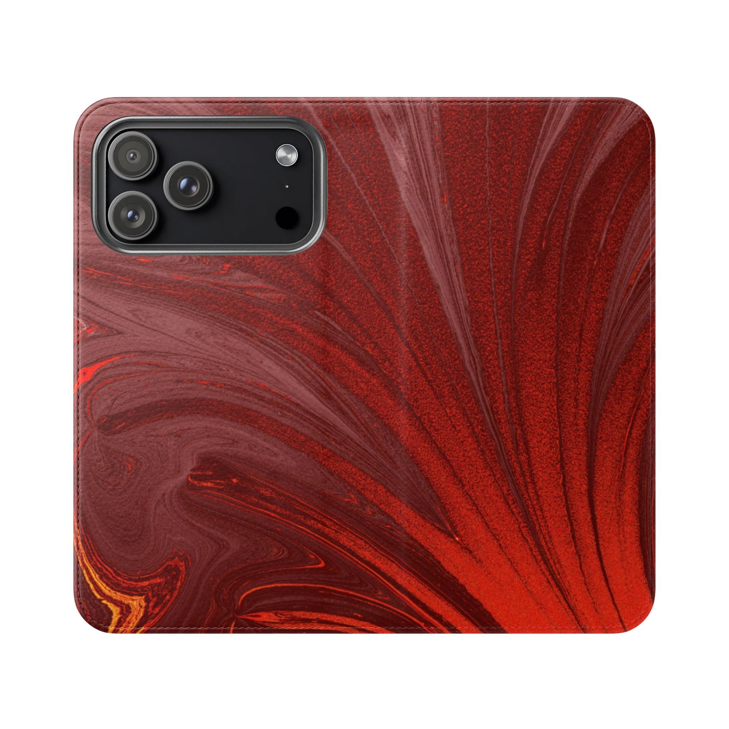 Flip Case – Crimson Current