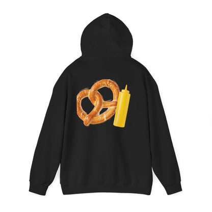 Pullover Hoodie – Never a Bad Connection Pretzel Stack Design