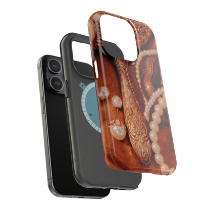 Wireless-Charging Compatible Case – Bronze Vanity