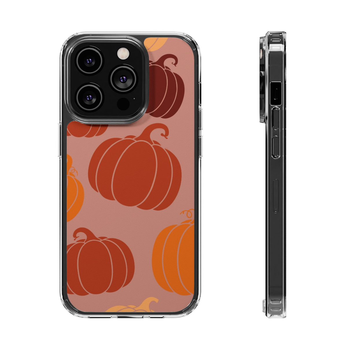 Clear Magnetic Phone Case – Pumpkin Mood