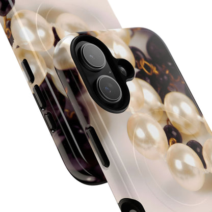Protective Magnetic Phone Case – Noir Pearl