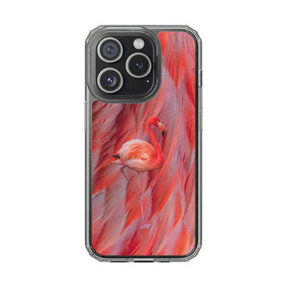 Clear Phone Case – Scarlet Plume