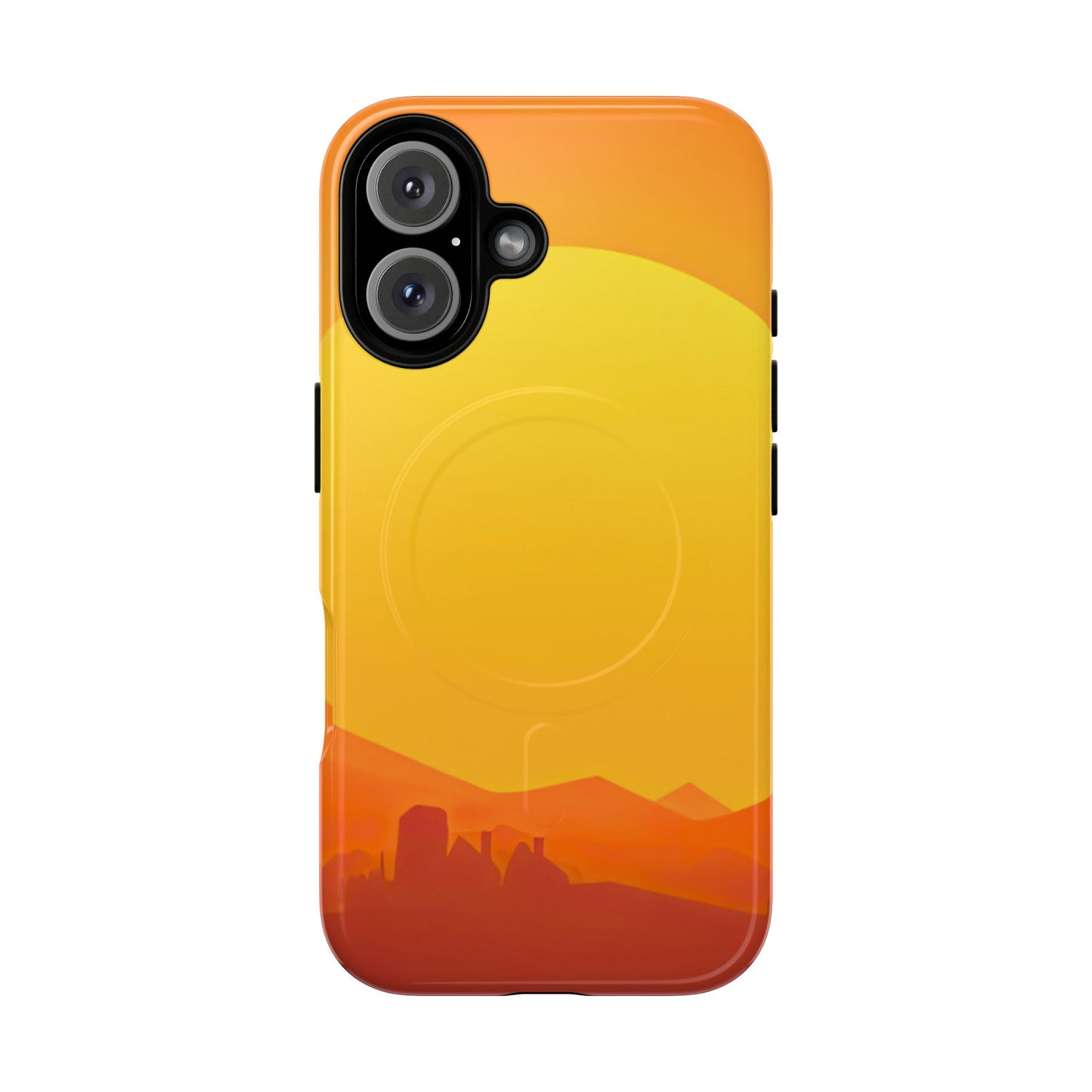 Protective Magnetic Phone Case — Desert Sunrise