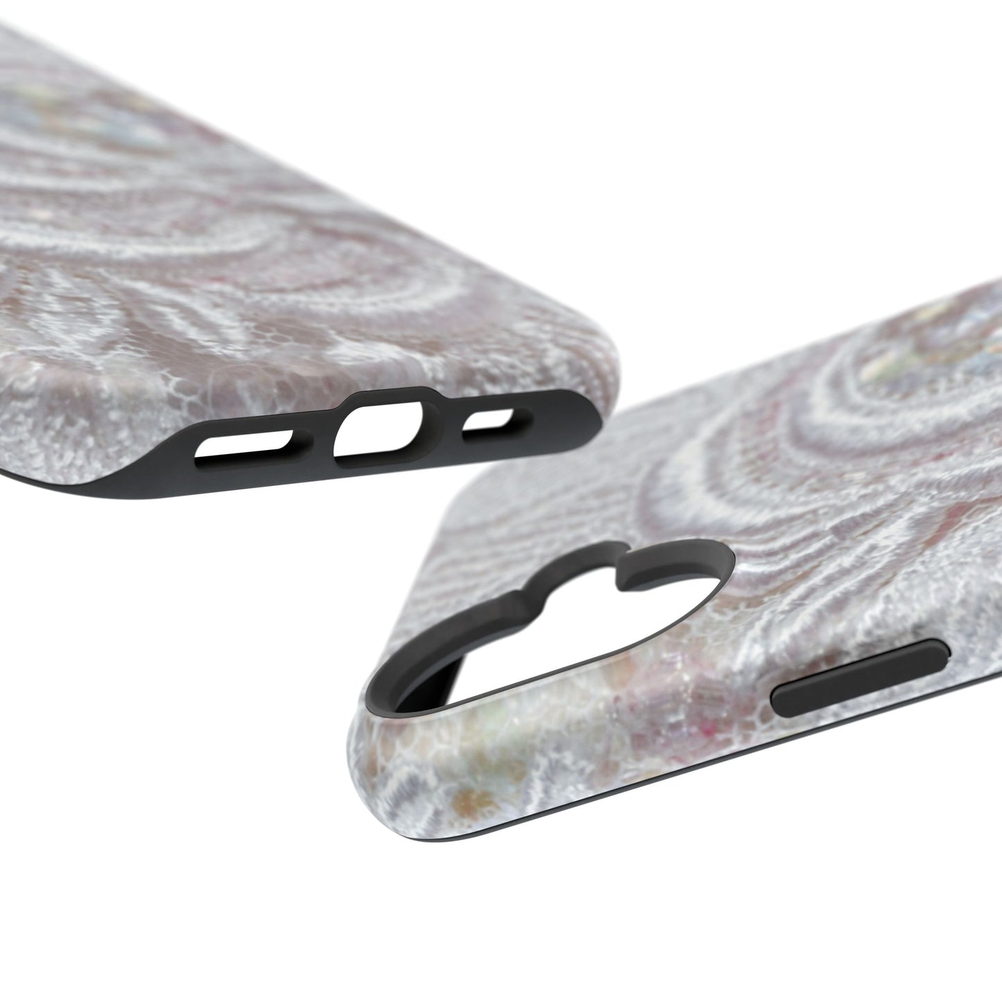 Impact-Resistant Phone Case – Lace Veil