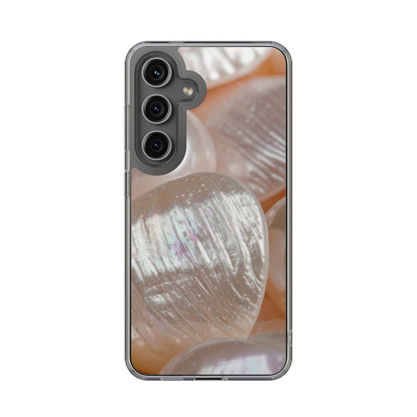 Clear Phone Case – Blush Pearl