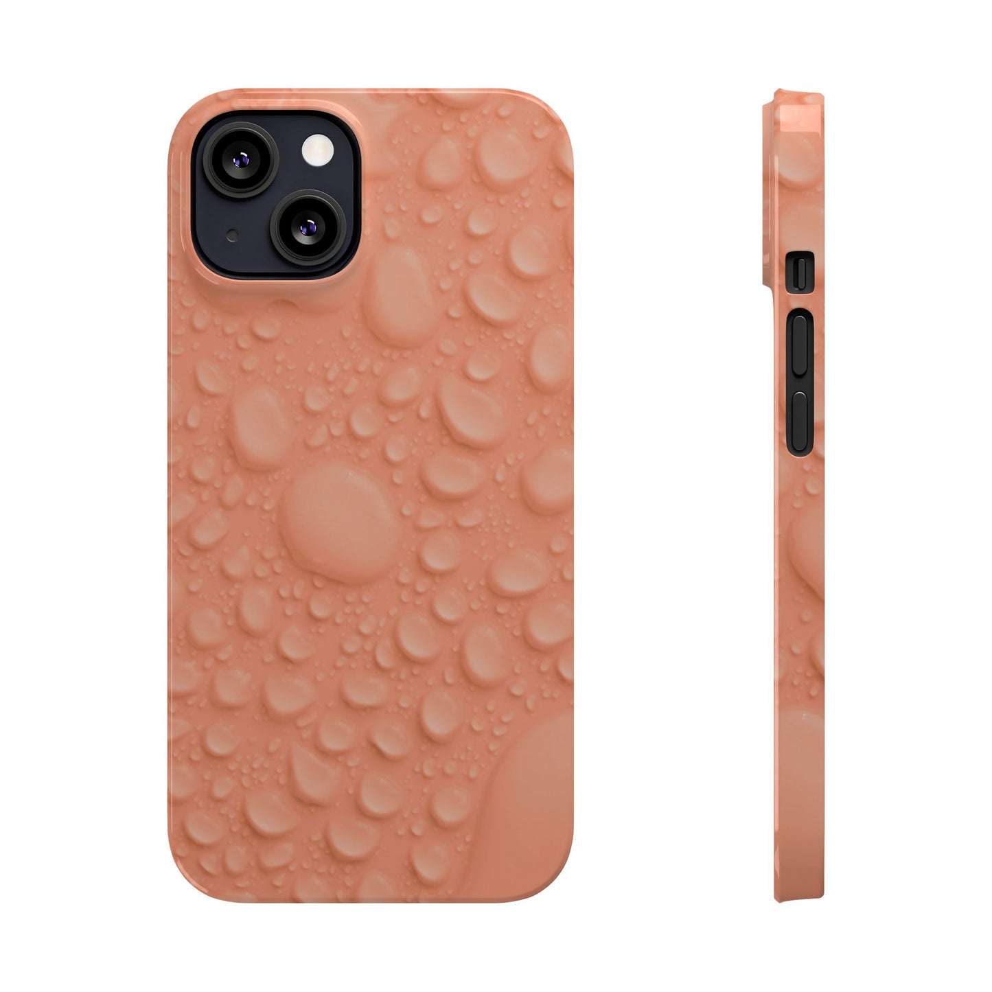 Slim Phone Case – Apricot Rain
