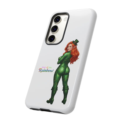 Protective Phone Case – “End of the Rainbow” St. Patrick’s Day Pin-Up Design