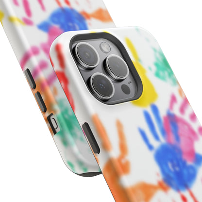Impact-Resistant Phone Case – Handprint Memories