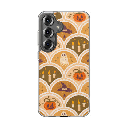 Clear Phone Case – Vintage Haunt – Compatible with iPhone 13–17 & Samsung Galaxy S25–S26 Series
