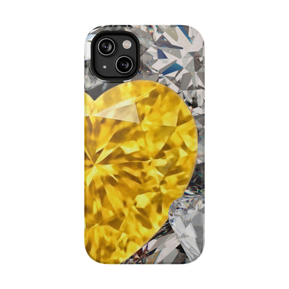 Impact-Resistant Phone Case – Heart of Gold