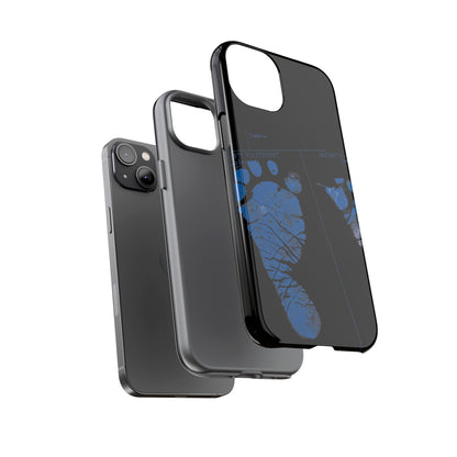 Protective Phone Case – Mom’s Little Blue Footprints