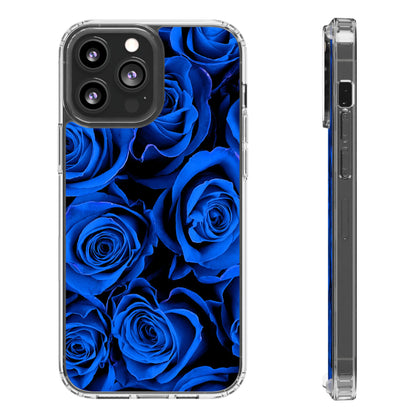 Clear Phone Case – Midnight Bloom