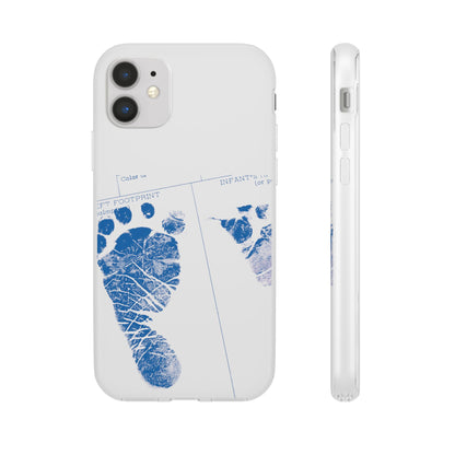 Flexi Case – Mom’s Little Blue Footprints