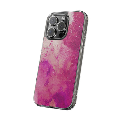 Clear Phone Case – Spilled Wine