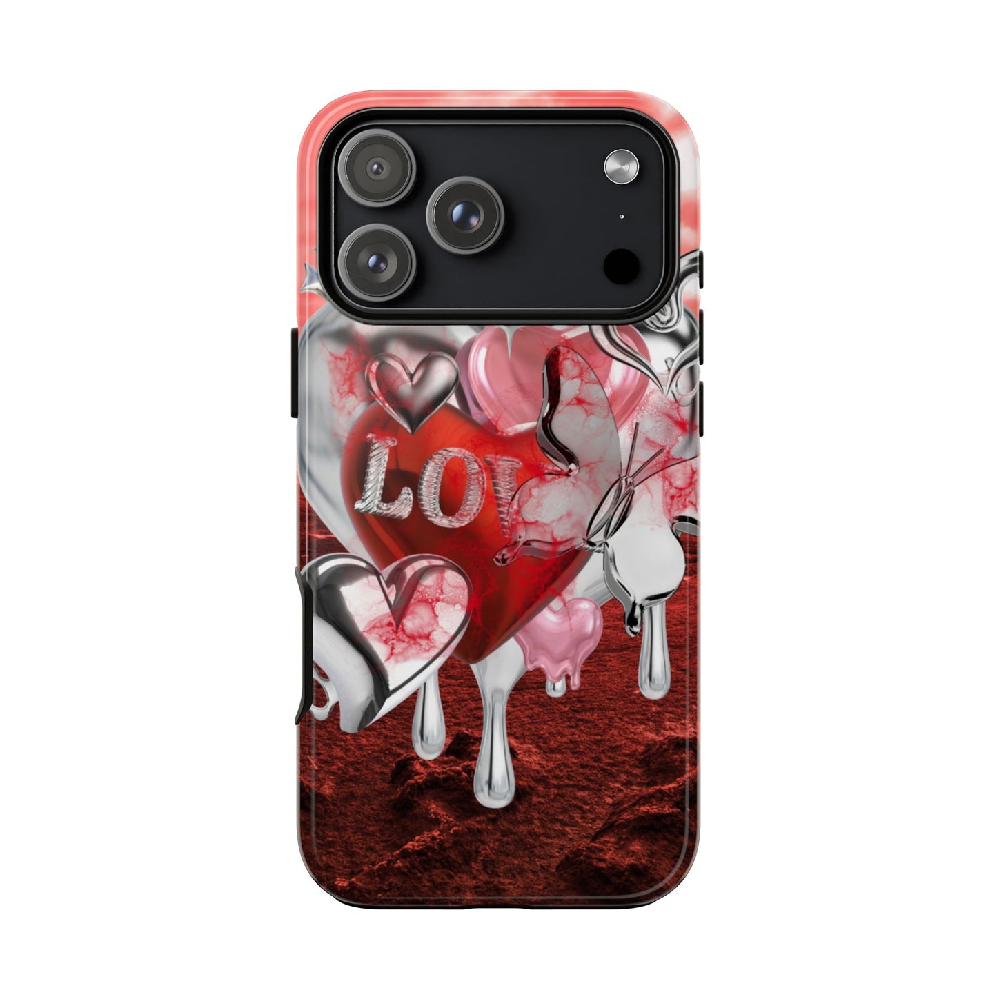 Protective Phone Case – Chrome Love
