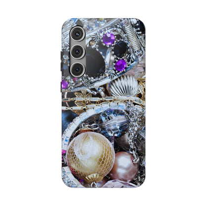 Impact-Resistant Phone Case – Chrome Jewel