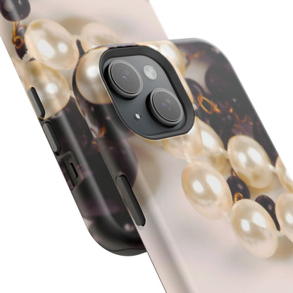 Wireless-Charging Compatible Case – Noir Pearl