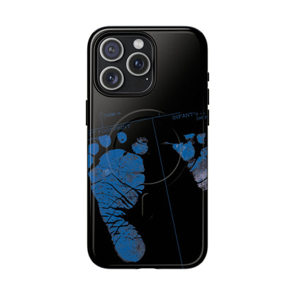 Protective Magnetic Phone Case – Mom’s Little Blue Footprints