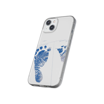 Flexi Case – Mom’s Little Blue Footprints