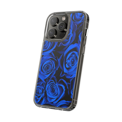 Clear Phone Case – Midnight Bloom