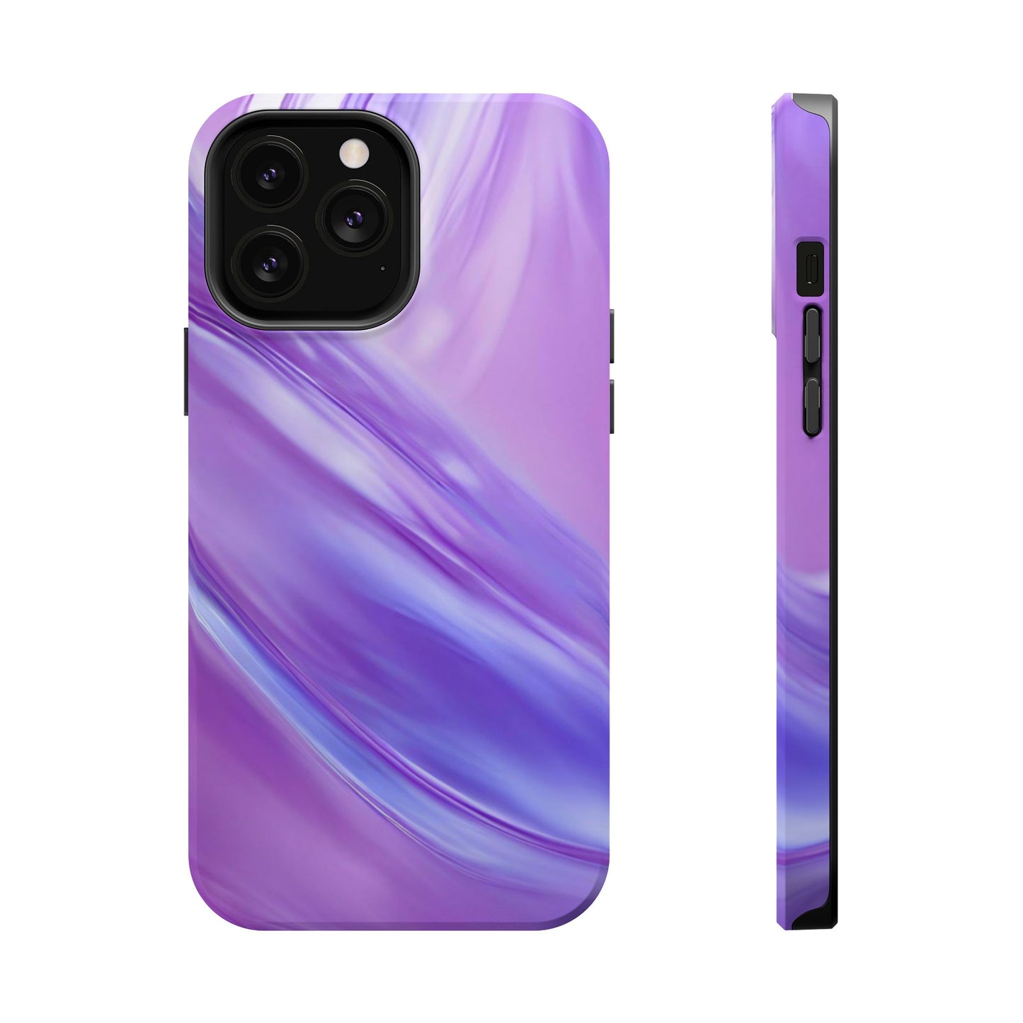 Wireless-Charging Compatible Case – Lavender Wave