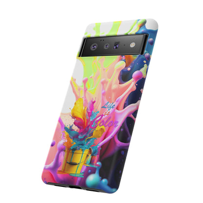 Color Splash Phone Case — “Life in Color” Protective Tough Case