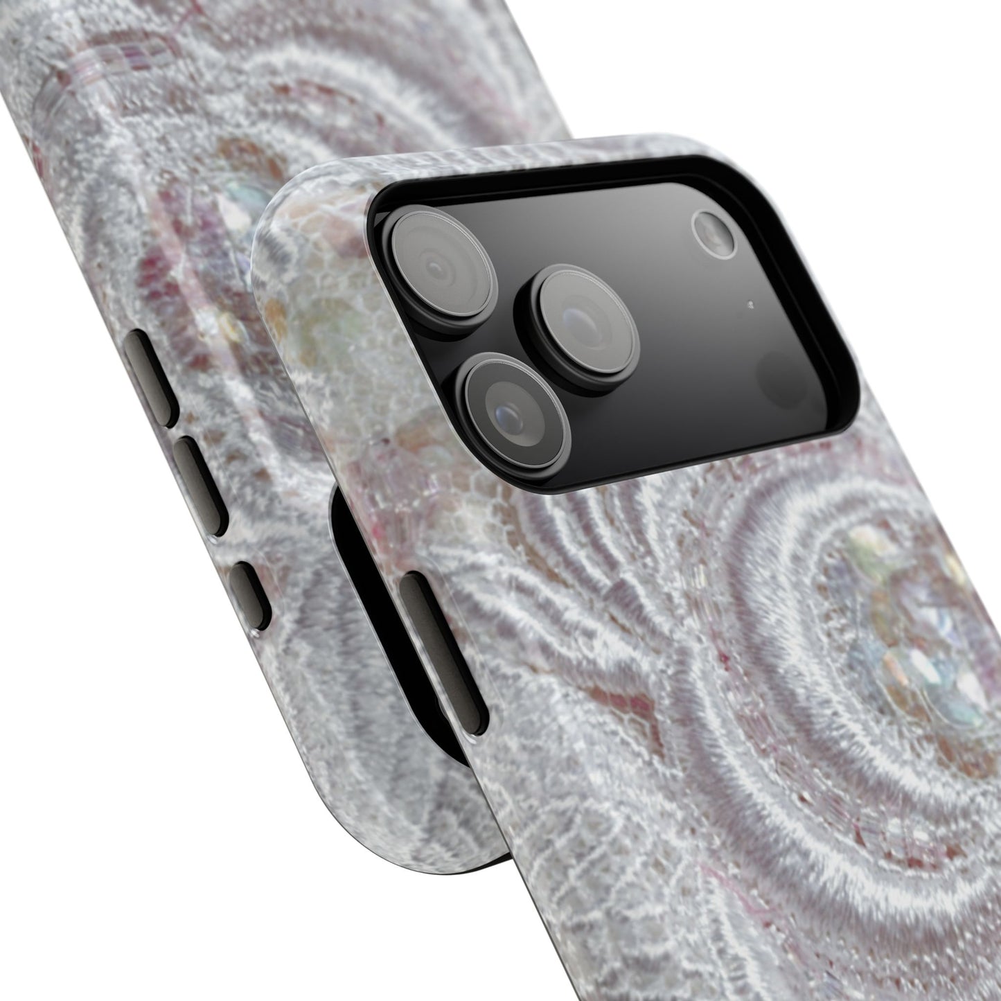 Impact-Resistant Phone Case – Lace Veil