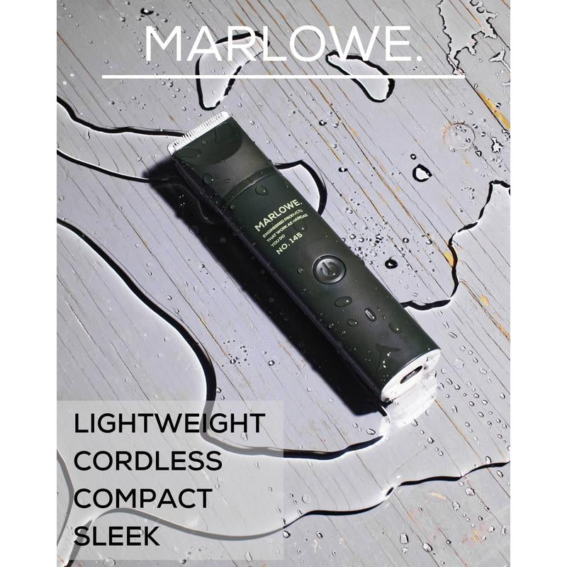 Professional Waterproof Body Hair Trimmer - MARLOWE. No. 145, Rechargeable & Cordless