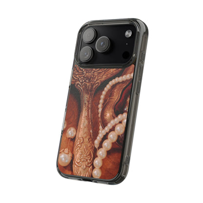 Clear Phone Case – Bronze Vanity