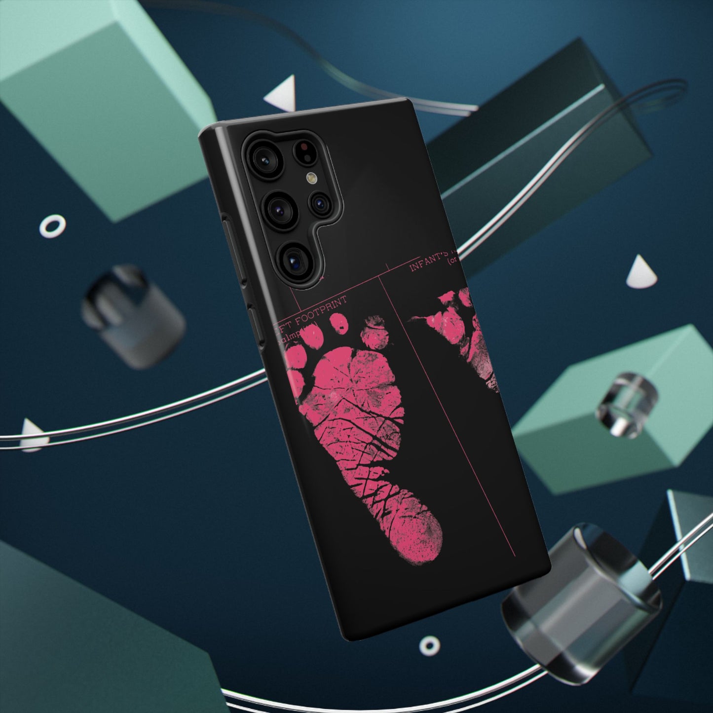 Wireless-Charging Compatible Case – Mom’s Little Pink Footprints