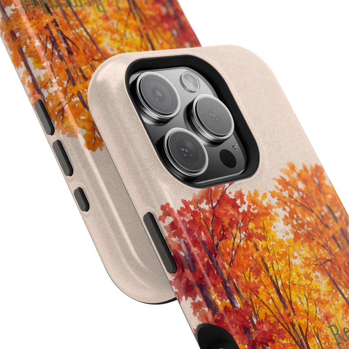 Wireless-Charging Compatible Case – Autumn Remembered – Compatible with iPhone 13–17 & Samsung Galaxy S25–S26 Series