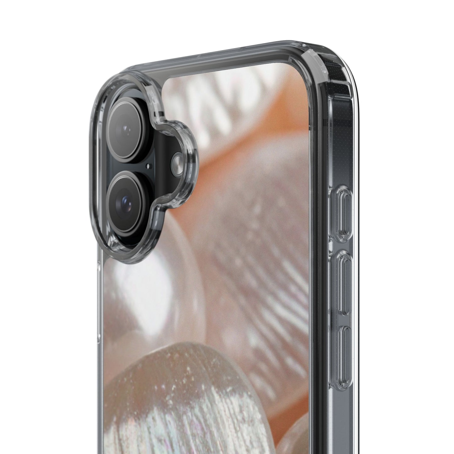 Clear Phone Case – Blush Pearl