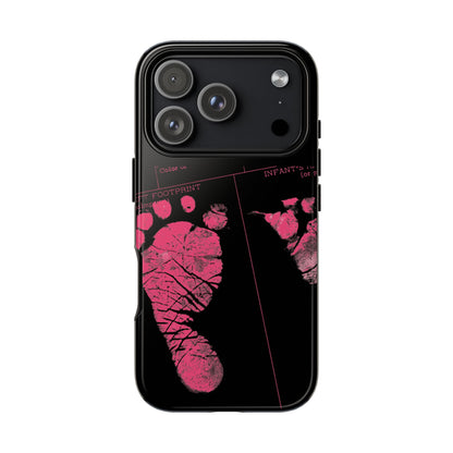 Protective Phone Case – Mom’s Little Pink Footprints