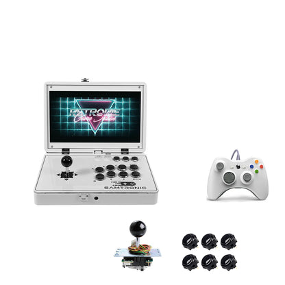 Folding 14-Inch Deluxe Arcade Machine 5000Games (White)