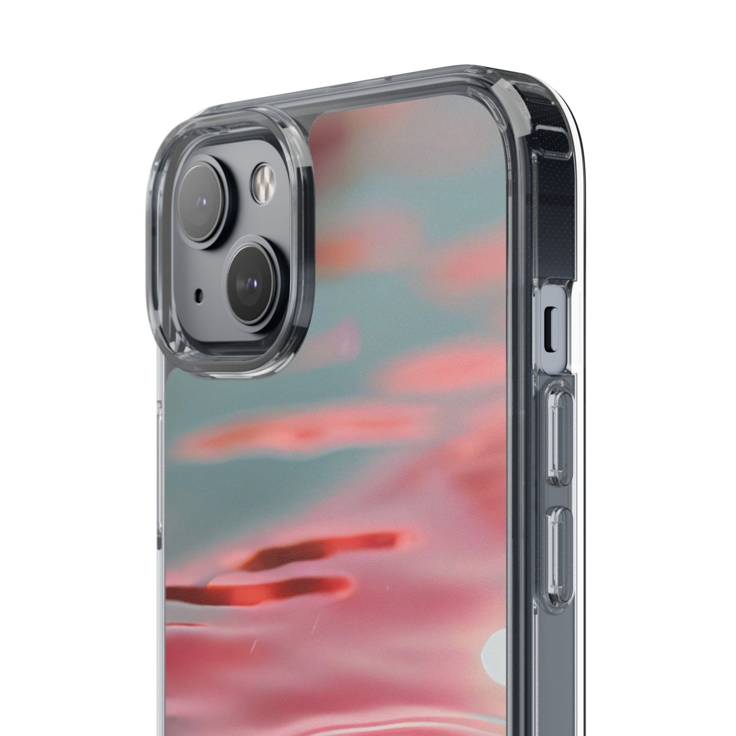 Clear Phone Case – Liquid Sunset