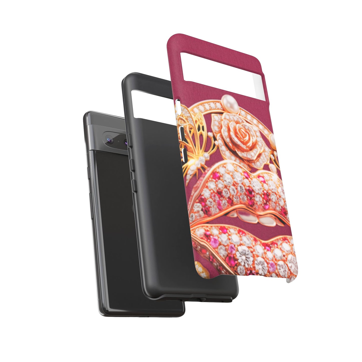Protective Phone Case – Kiss of Gold