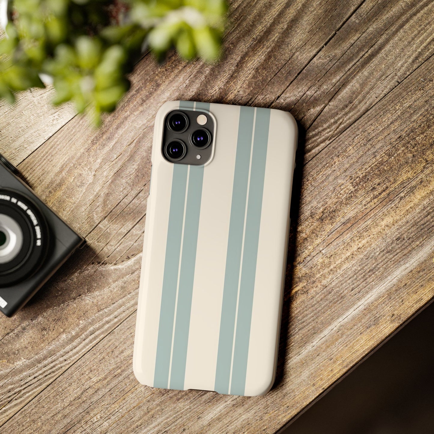 Slim Phone Case – Coastal Stripe