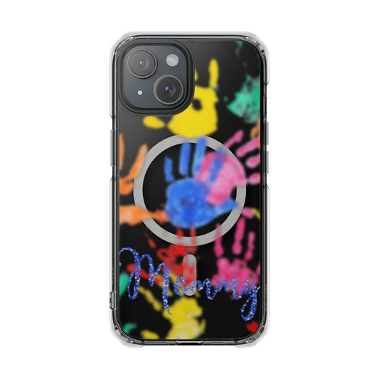 Clear Magnetic Phone Case – Handprint Memories