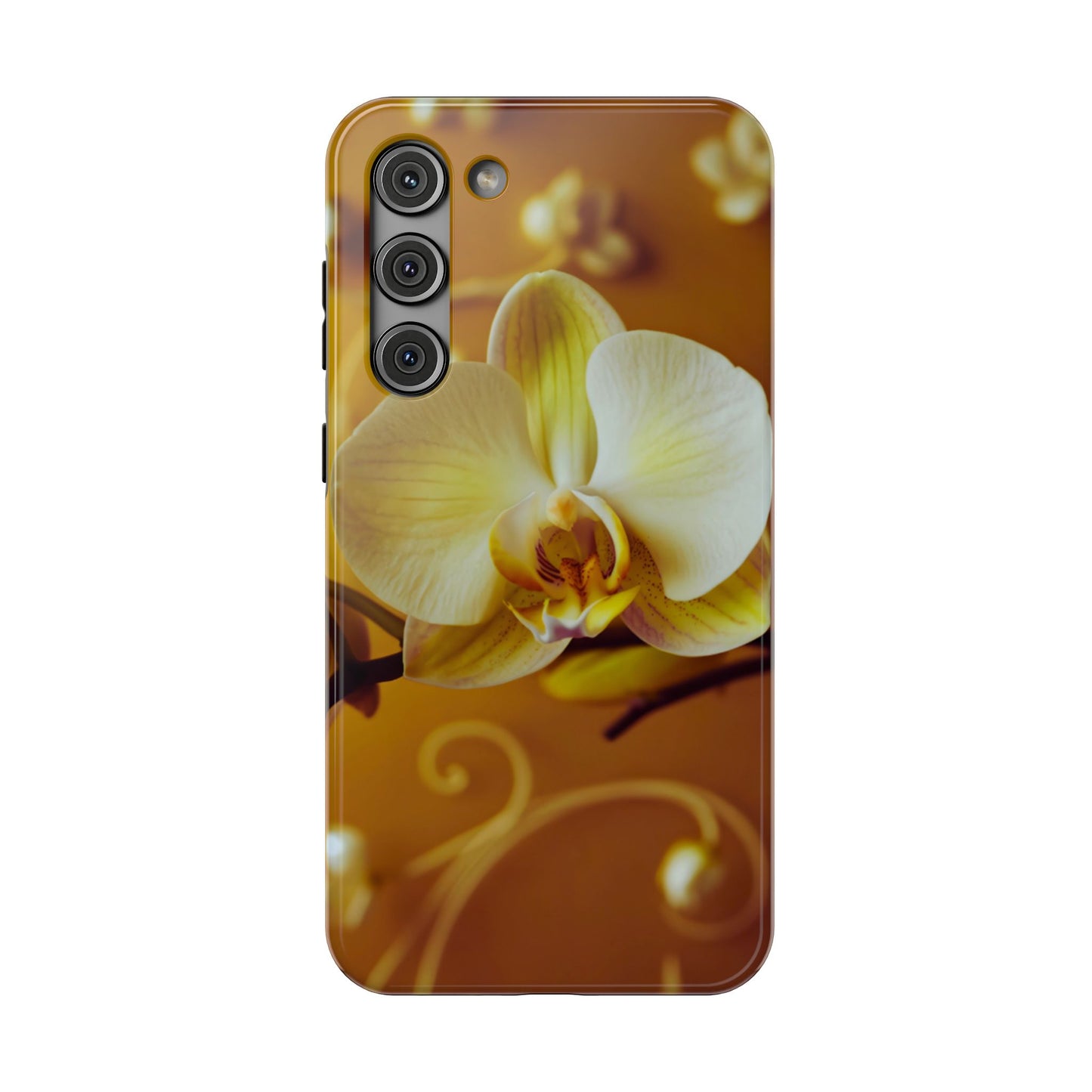 Protective Phone Case – Amber Orchid