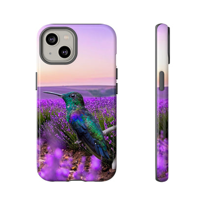 Protective Phone Case – Hummingbird Reverie