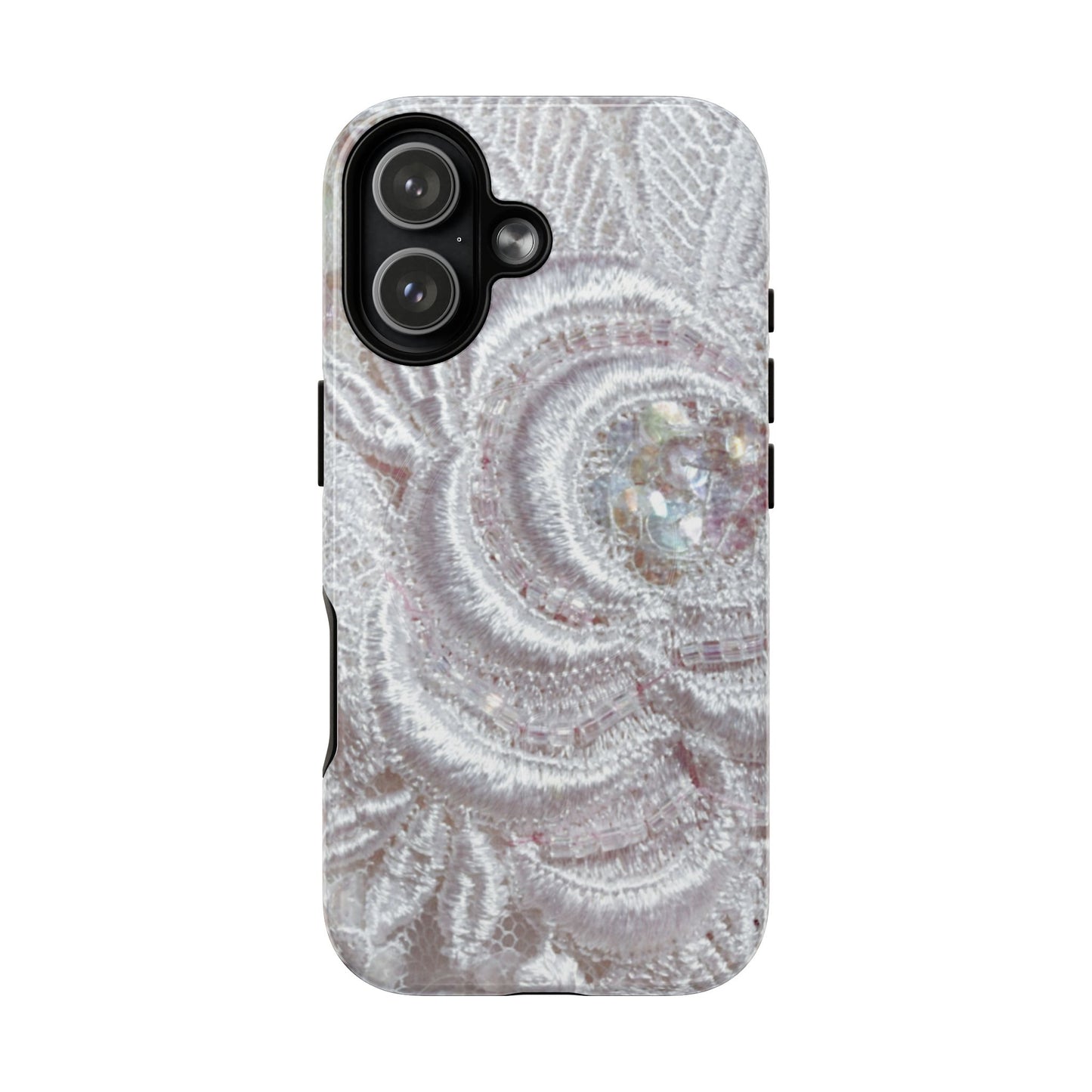 Protective Magnetic Phone Case – Lace Veil